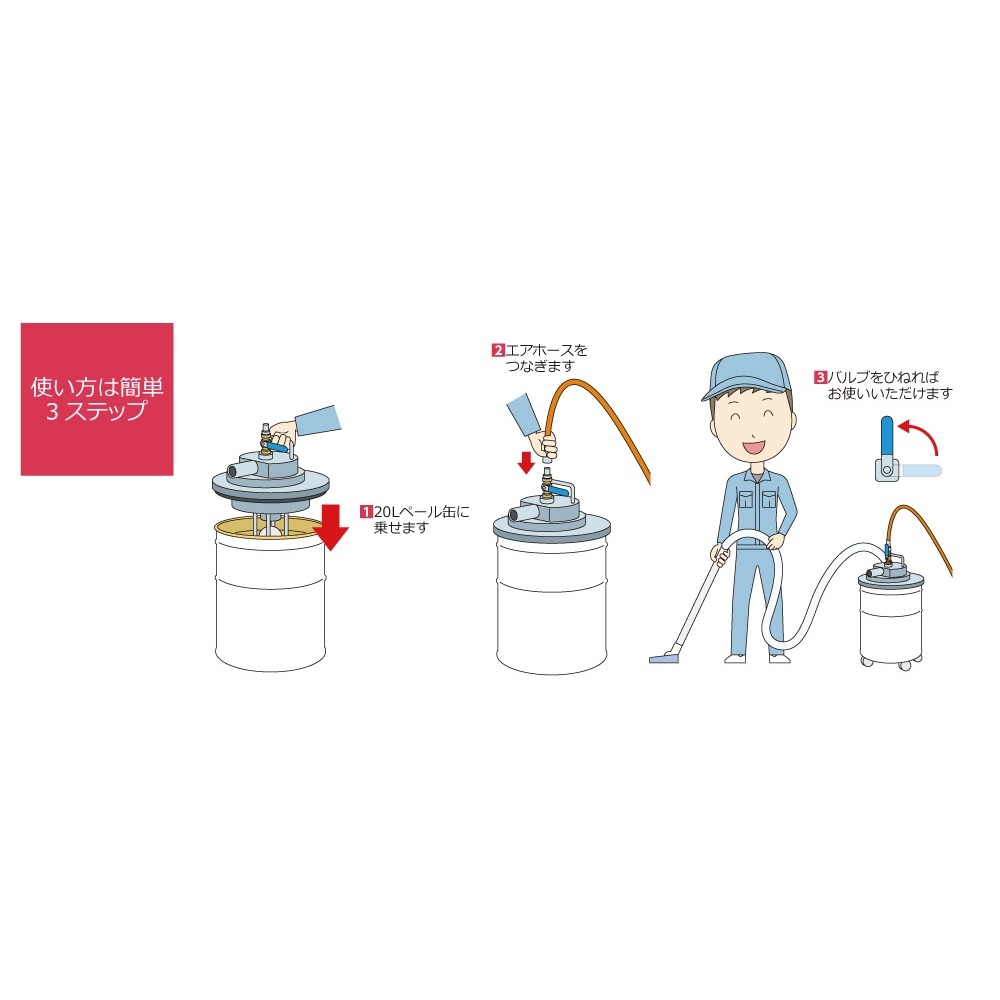 エアー式乾湿両用掃除機(ストッパー付)【EA122VJ-10】