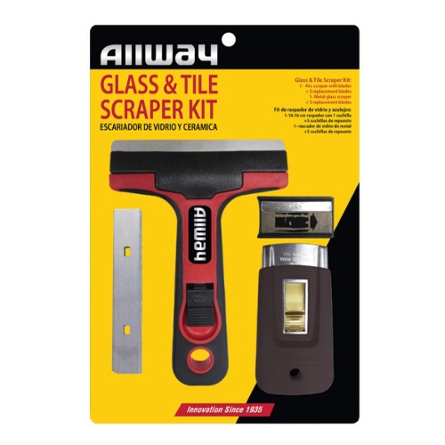ガラス＆タイルスクレーパーセット【EA524BC-10A】