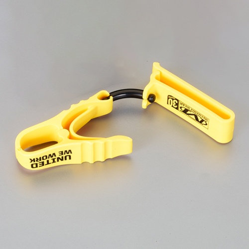 グローブクリップ(開口15mm/イエロー)【EA638CG-62】