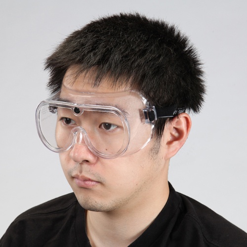 ゴーグル (ベンチレス/アスベスト作業用)【EA800KB-1】