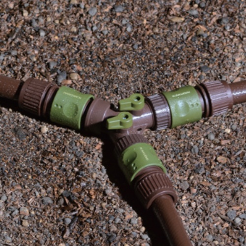 コック付分岐コネクター【EA124LH-10B】