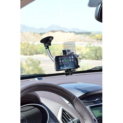 スマートフォン用車載ホルダー(吸盤式)【EA764A-166】