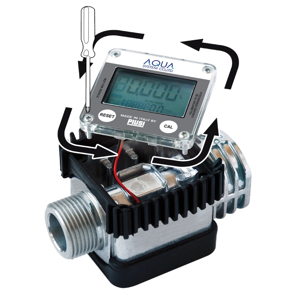 デジタル液体流量計(灯油・軽油用)【EA991CH-101】