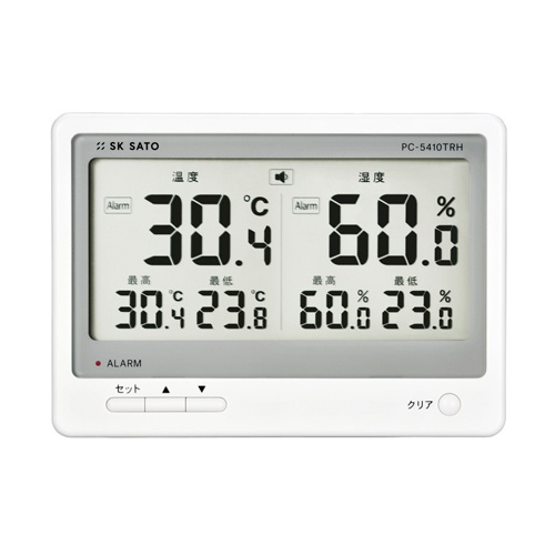 デジタル温度・湿度計【EA742CA-6A】