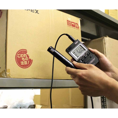 デジタル最高・最低温度計・湿度計【EA742MD-51】