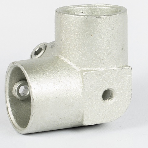 パイプジョイント(φ100ブレーキキャスター/ゴム/コーナー型)【EA948TF-118A】