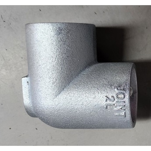 パイプジョイント(φ150ブレーキキャスター/ゴム/L型)【EA948TF-127A】