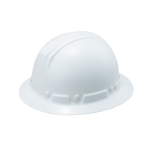 ヘルメット(全周つば付き/白)【EA998BH-1】