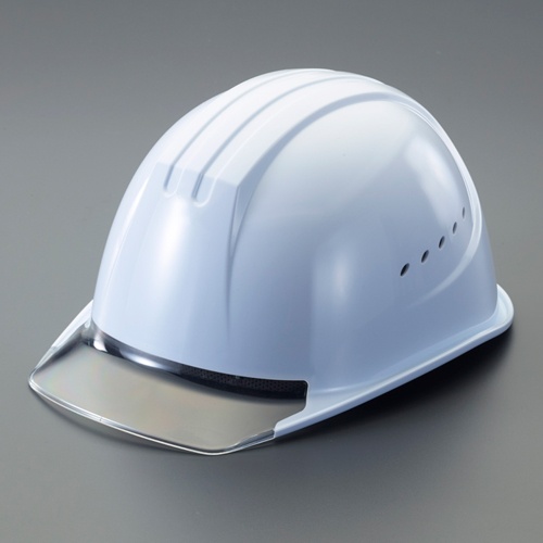 ヘルメット(通気孔付・白/クリア)【EA998BB-51】