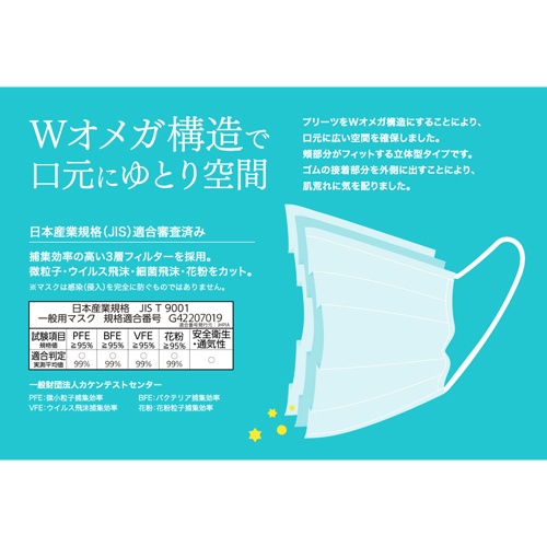 マスク(使い捨て/50枚)【EA800MH-13D】