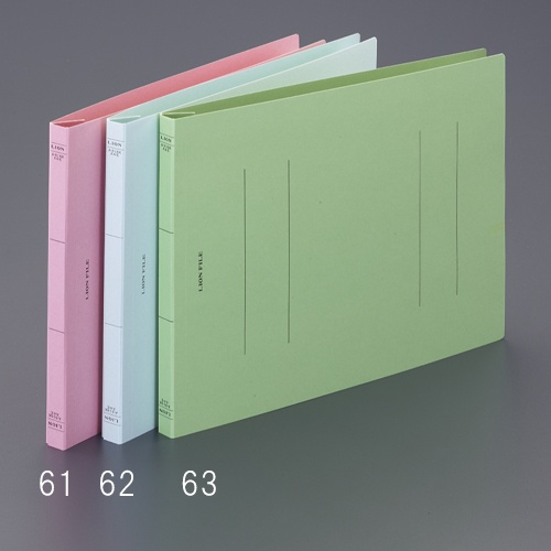 ヨコ型 フラットファイル(緑色/10冊)【EA762CD-63】