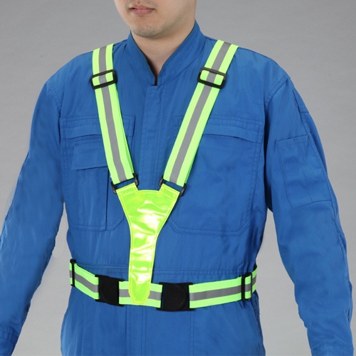 安全ベスト(Y型/蛍光イエロー)【EA983R-191】