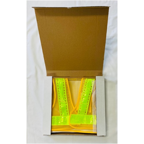 安全ベスト・LED(黄/黄)【EA983R-553】