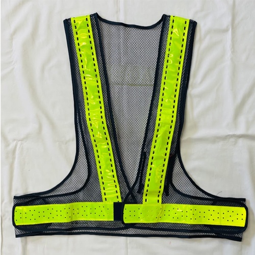 安全ベスト・LED(紺/黄)【EA983R-552】