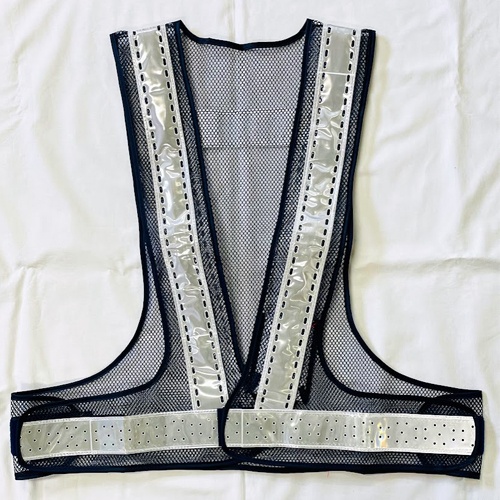 安全ベスト・LED(紺/白)【EA983R-551】