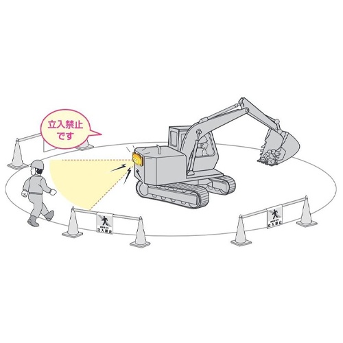 音声警報器(人感センサー)【EA864CF-1】