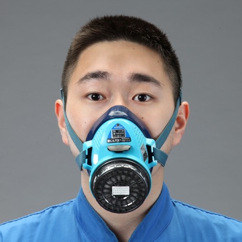 直結型防毒マスク(防塵併用/1缶式)【EA800MX-21】