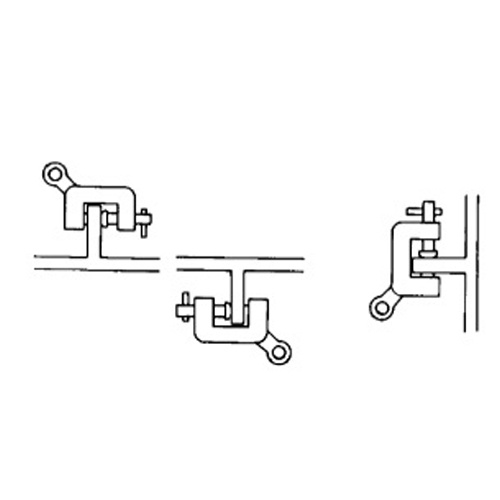 墜落制止用器具 取付クランプ【EA984DW-2A】