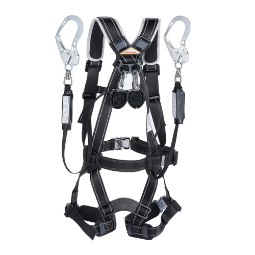 墜落制止用器具(フルハーネス/巻取式ツインランヤード付)【EA998KA-14】