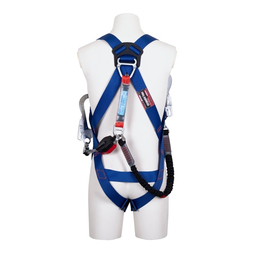 墜落制止用器具(フルハーネス/巻取式ツインランヤード付)【EA998FF-36】