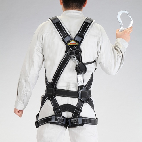 墜落制止用器具(フルハーネス/巻取式ランヤード付)【EA998KA-13】