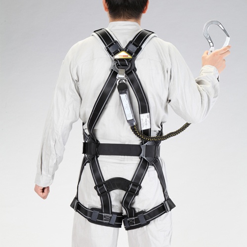 墜落制止用器具(フルハーネス/伸縮式ランヤード付)【EA998KC-1】