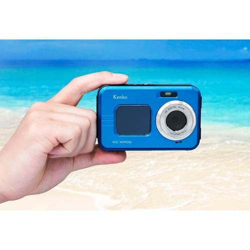 防水防塵デジタルカメラ(保護フィルム+マイクロSDカード付)【EA759GA-200】