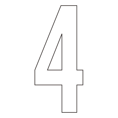 路面道路標識[4]【EA983BZ-4】