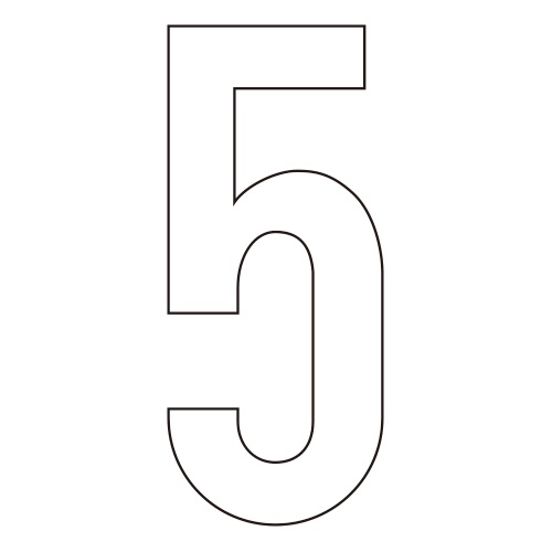 路面道路標識[5]【EA983BZ-5】