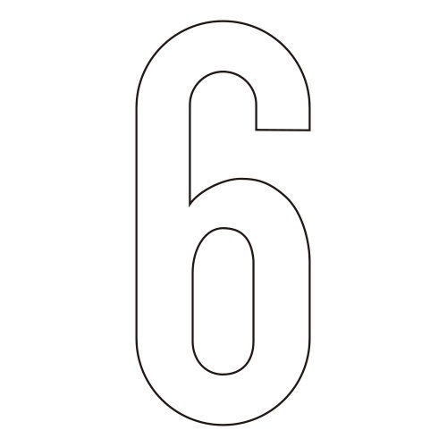 路面道路標識[6]【EA983BZ-6】