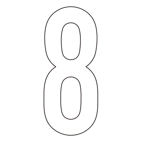 路面道路標識[8]【EA983BZ-8】