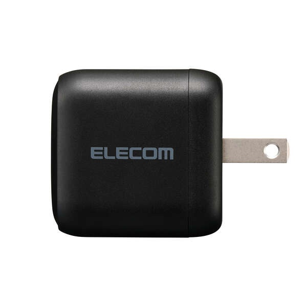 ノートPC用ACアダプター/USB充電器/USB PD/65W/USB-C/スイングプラグ/ブラック【ACDC-PD12465BK】
