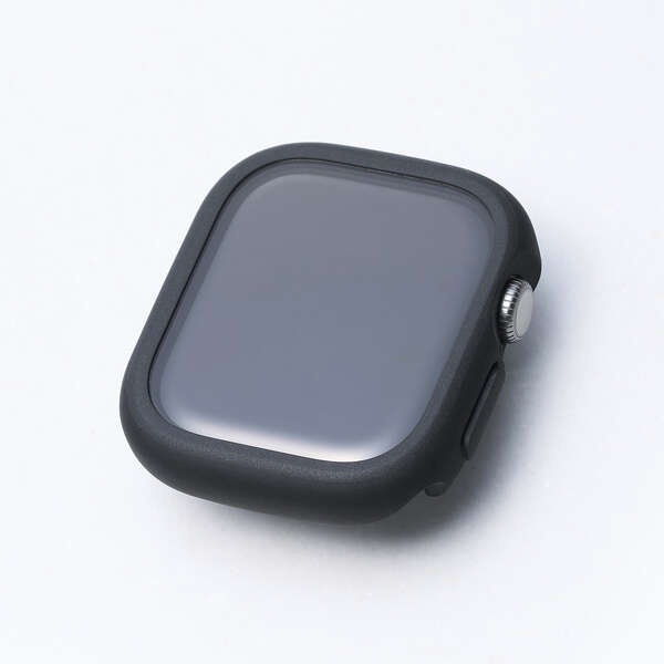 Apple Watch 42mm/フルカバーケース/TOUGHSLIM/プレミアムガラス/高透明/ブラック【AW-25BFCTSLBK】