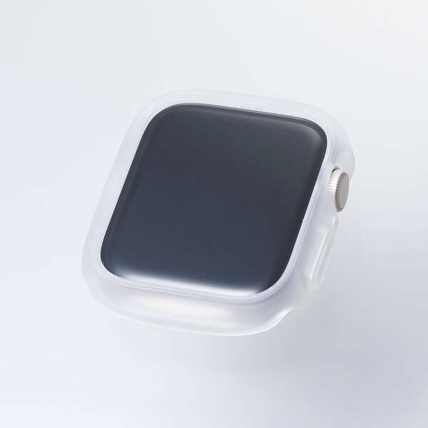 Apple Watch 44mm/フルカバーケース/TOUGHSLIM/プレミアムガラス/高透明/クリア【AW-25DFCTSLCR】