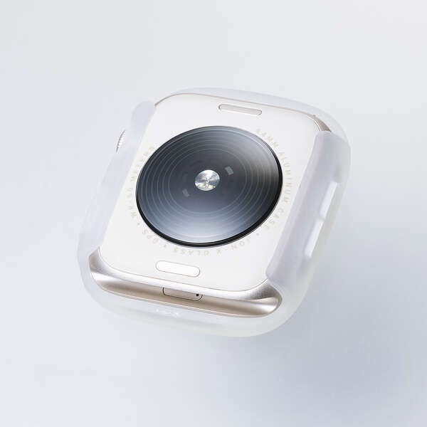 Apple Watch 44mm/フルカバーケース/TOUGHSLIM/プレミアムガラス/高透明/クリア【AW-25DFCTSLCR】