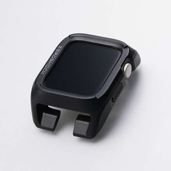 Apple Watch 44mm/バンパーケース/ZEROSHOCK/ブラック【AW-25DFCZEROBK】