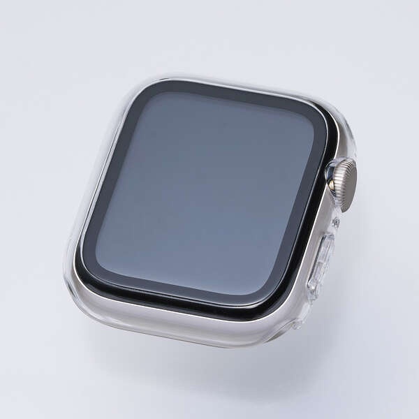 Apple Watch 40mm/フルカバーケース/プレミアムガラス/高透明/クリア【AW-25EFCGCR】
