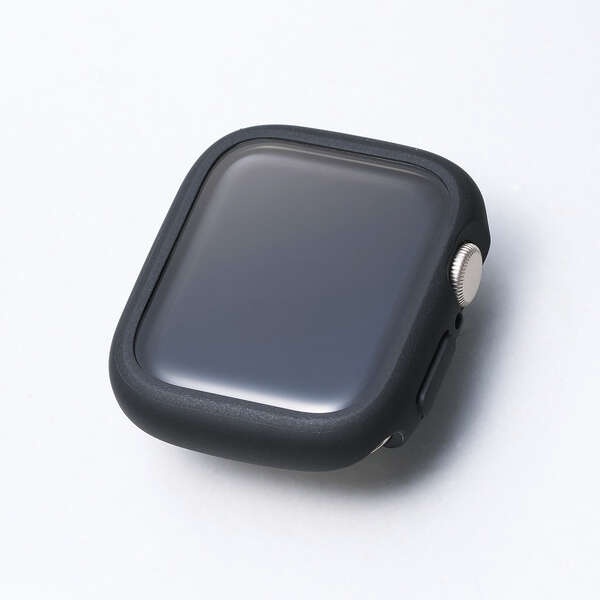 Apple Watch 40mm/フルカバーケース/TOUGHSLIM/プレミアムガラス/高透明/ブラック【AW-25EFCTSLBK】