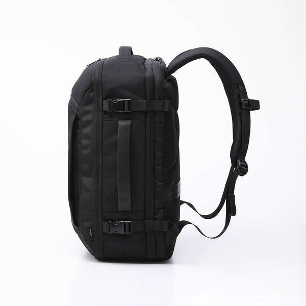 バックパック/マチ拡張/圧縮機能/出張/15.6inch/大容量/180°フルオープン/ブラック【BM-BPTRCSEPBK】