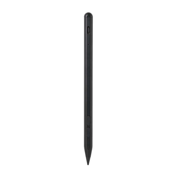 タッチペン/充電式/iPad専用/ショートカットボタン/パームリジェクション/傾き検知/磁気吸着/USB-C充電/急速充電/交換ペン先/ブラック【P-TPACSTAP14BK】