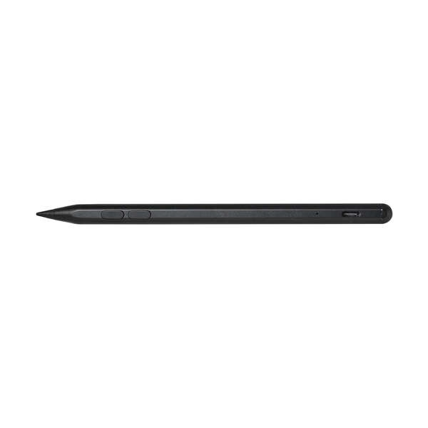 タッチペン/充電式/iPad専用/ショートカットボタン/パームリジェクション/傾き検知/磁気吸着/USB-C充電/急速充電/交換ペン先/ブラック【P-TPACSTAP14BK】