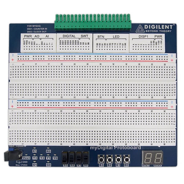 myDigital Protoboard for NI myDAQ& myRIO【6002-410-006】