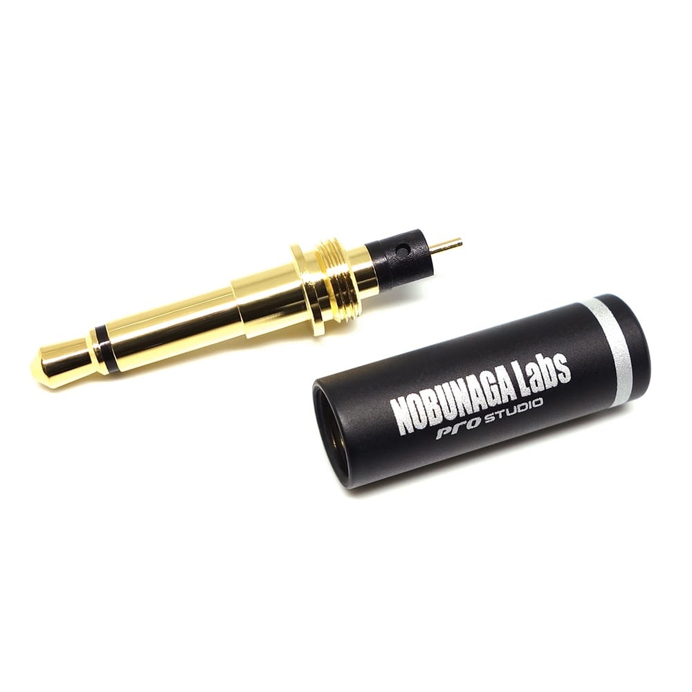 3.5mm2極モノラルプラグ(24K 金メッキ)【NLP-PRO-TP3.5/2】