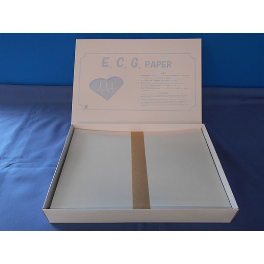 心電計用紙 1冊入 100m【FQW210-10A(K)】