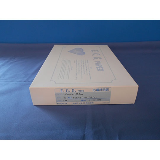 心電計用紙 1冊入 100m【FQW210-10A(K)】