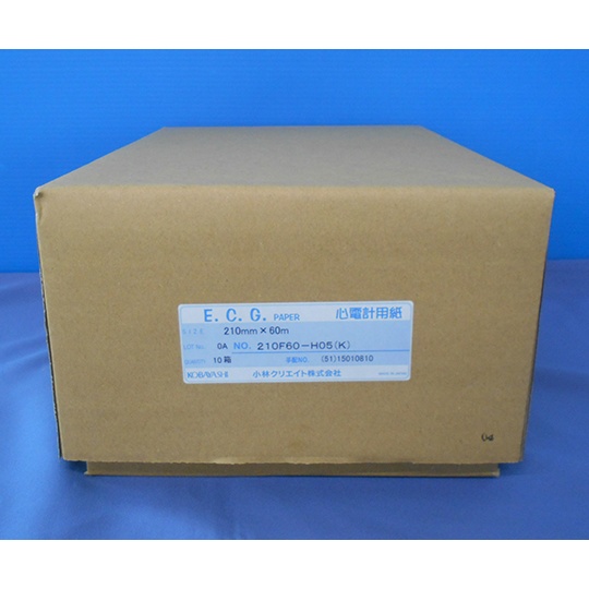 心電計用紙 10冊入【210F60-H05(K)】