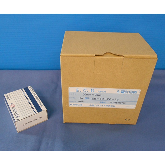 心電計用紙 10冊入【EB-50-20-75】