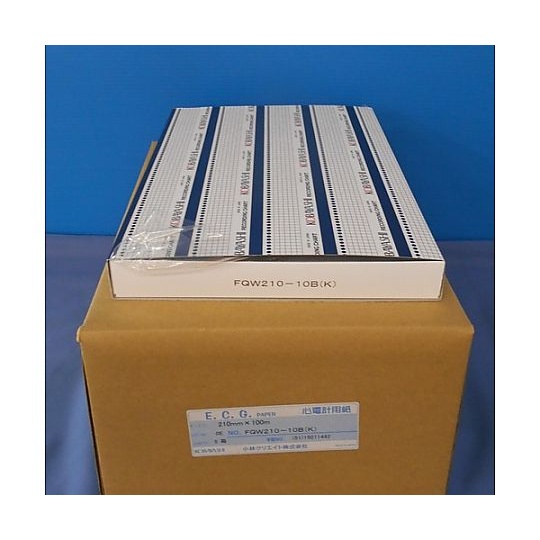 心電計用紙 FQW210-10B(K)【2622620230】
