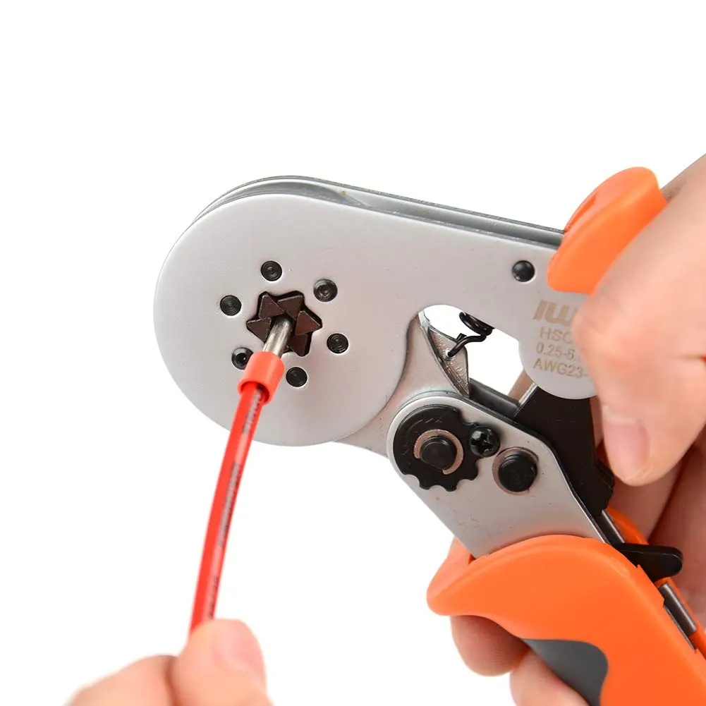 フェルール用圧着ペンチ(六角クリンプ)【HSC8-6-6】