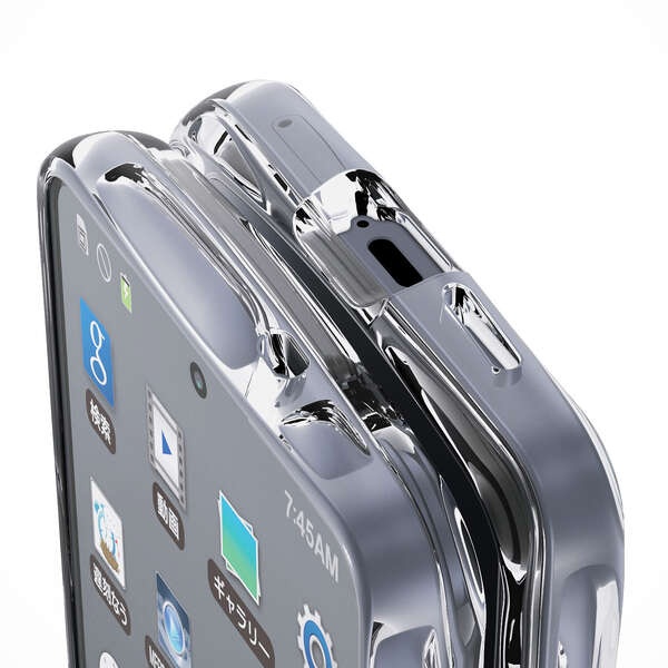 Galaxy S26 Grippy ハイブリッドケース クリア【PM-G261GRPACR】